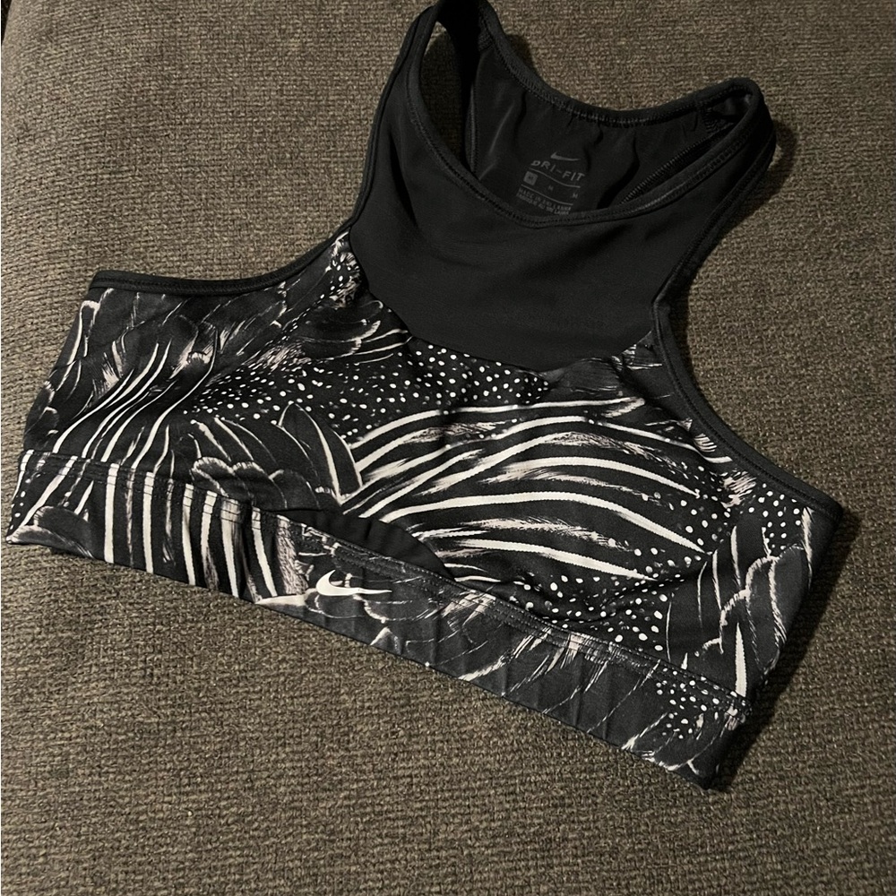 2 Nike Black and White Sports Bra